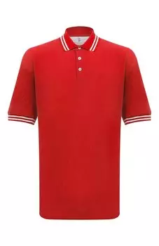 Хлопковое поло Brunello Cucinelli