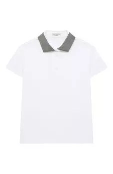 Хлопковое поло Brunello Cucinelli