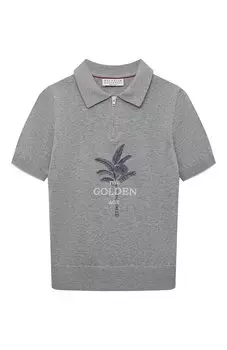 Хлопковое поло Brunello Cucinelli