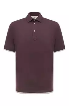 Хлопковое поло Brunello Cucinelli