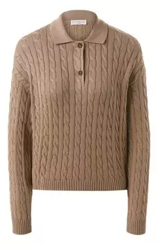 Хлопковое поло Brunello Cucinelli