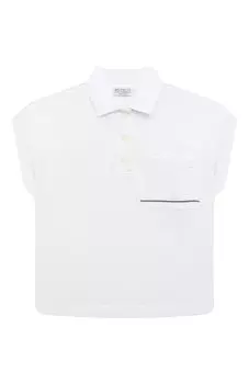 Хлопковое поло Brunello Cucinelli