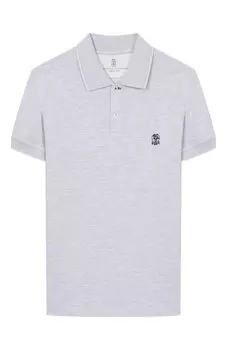 Хлопковое поло Brunello Cucinelli