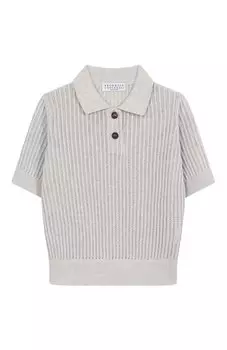 Хлопковое поло Brunello Cucinelli