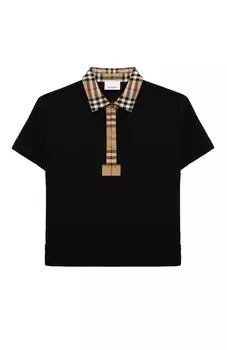 Хлопковое поло Burberry