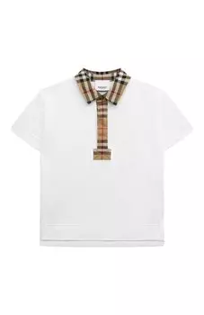 Хлопковое поло Burberry