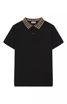 Хлопковое поло Burberry