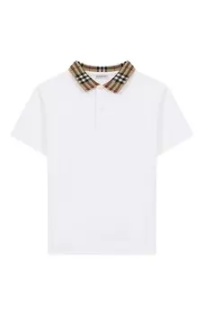 Хлопковое поло Burberry