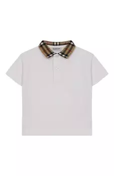 Хлопковое поло Burberry