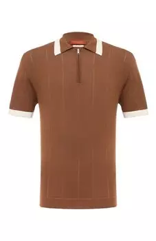 Хлопковое поло Daniele Fiesoli