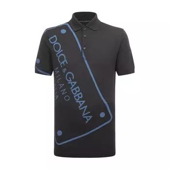 Хлопковое поло Dolce & Gabbana