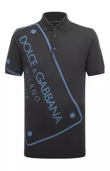 Хлопковое поло Dolce & Gabbana