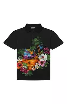 Хлопковое поло Dolce & Gabbana