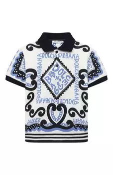 Хлопковое поло Dolce & Gabbana