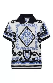 Хлопковое поло Dolce & Gabbana