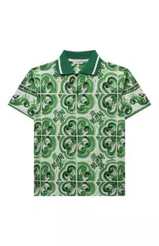 Хлопковое поло Dolce & Gabbana