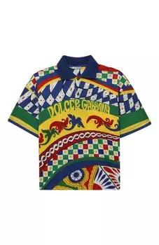 Хлопковое поло Dolce & Gabbana