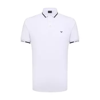 Хлопковое поло Emporio Armani