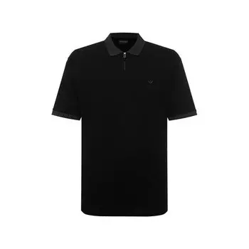 Хлопковое поло Emporio Armani