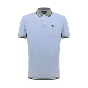 Хлопковое поло Emporio Armani