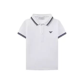 Хлопковое поло Emporio Armani