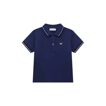 Хлопковое поло Emporio Armani