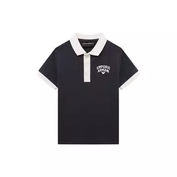 Хлопковое поло Emporio Armani