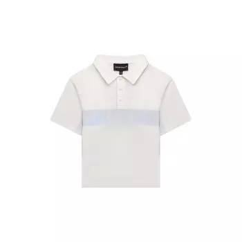 Хлопковое поло Emporio Armani
