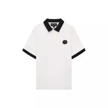 Хлопковое поло Emporio Armani