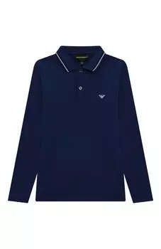 Хлопковое поло Emporio Armani