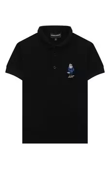 Хлопковое поло Emporio Armani