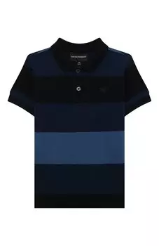 Хлопковое поло Emporio Armani