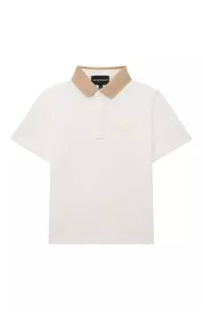 Хлопковое поло Emporio Armani