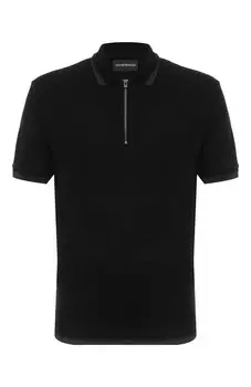 Хлопковое поло Emporio Armani