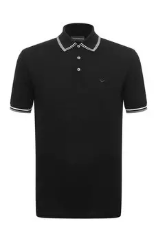 Хлопковое поло Emporio Armani