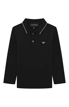 Хлопковое поло Emporio Armani