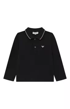 Хлопковое поло Emporio Armani