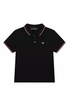 Хлопковое поло Emporio Armani