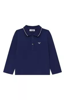 Хлопковое поло Emporio Armani