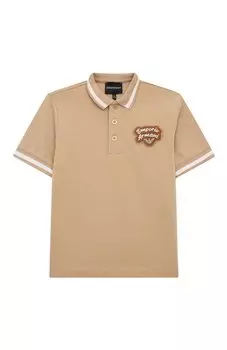 Хлопковое поло Emporio Armani