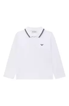 Хлопковое поло Emporio Armani