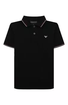 Хлопковое поло Emporio Armani