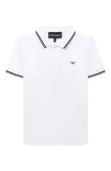 Хлопковое поло Emporio Armani
