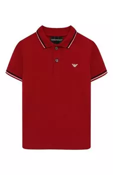 Хлопковое поло Emporio Armani