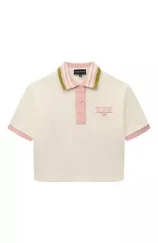 Хлопковое поло Emporio Armani