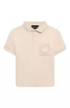 Хлопковое поло Emporio Armani