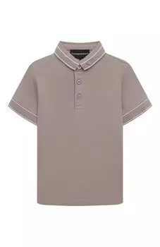 Хлопковое поло Emporio Armani