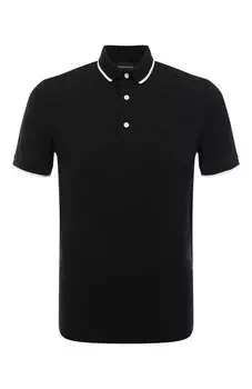 Хлопковое поло Emporio Armani