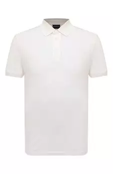 Хлопковое поло Emporio Armani