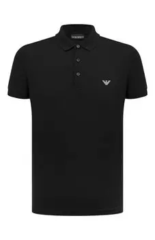 Хлопковое поло Emporio Armani
